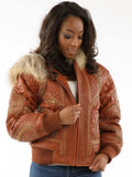 Pelle Pelle Brown Studded Jacket